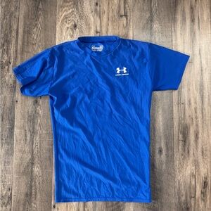 Under Armour Royal Blue Short-Sleeve Compression Tee